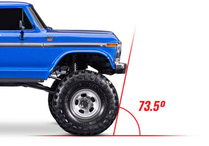 1/10 TRX-4 1979 Ford F-150 High Trail Edition: Blue (Needs Battery & Charger)