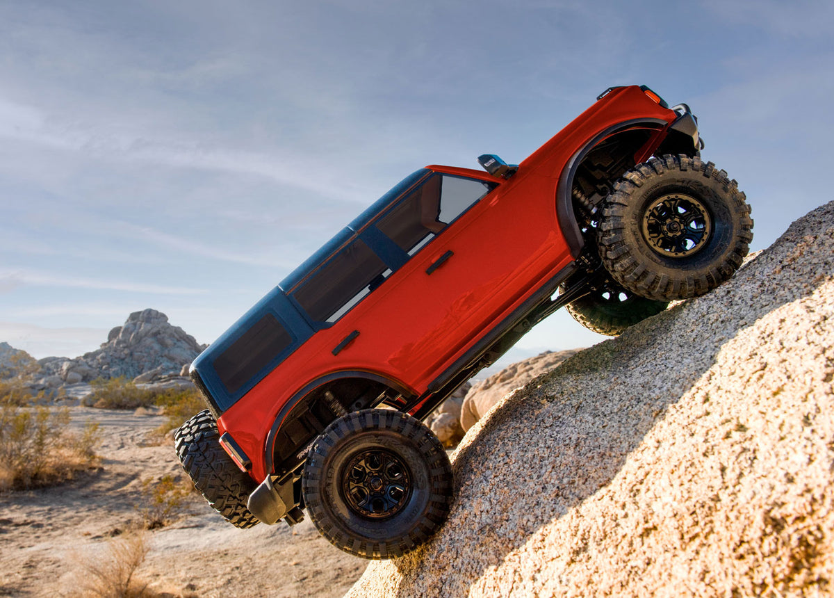 1/10 TRX-4 2021 Ford Bronco, 4WD, RTD (Requires battery & charger): Red