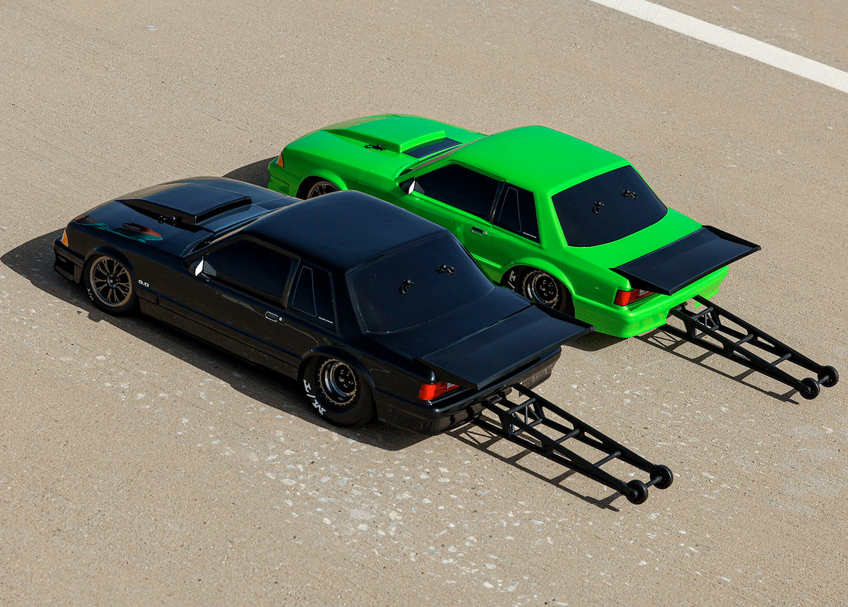 5.0 Mustang Fox Body for Drag Slash: Clear: 9421