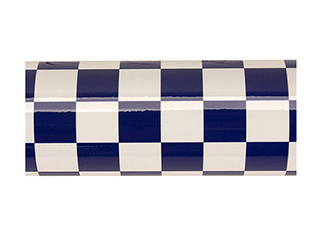 UltraCote, 1/2" Squares, White/Blue