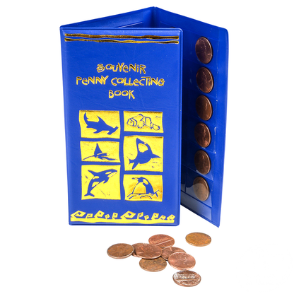 Aquatic Souvenir Penny Holder Book