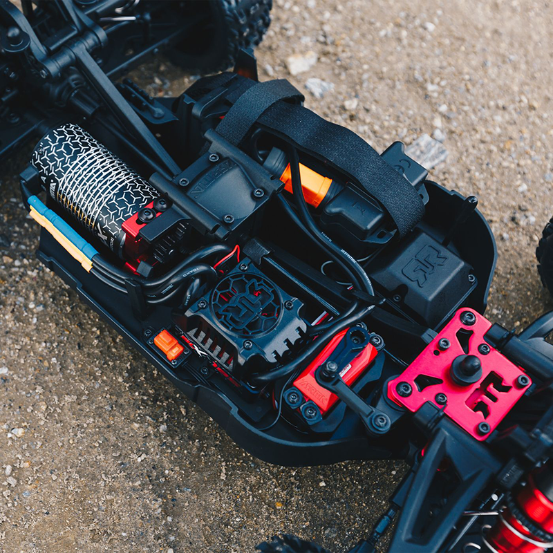 ARRMA 1/8 Typhon 6S, 4WD, BLX (Requires battery & charger): Black (ARA8606V5)