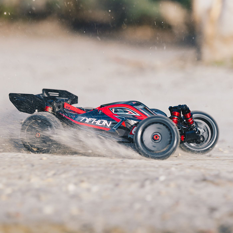 ARRMA 1/8 Typhon 6S, 4WD, BLX (Requires battery & charger): Black (ARA8606V5)