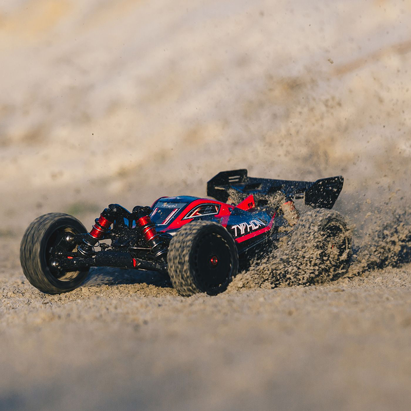 ARRMA 1/8 Typhon 6S, 4WD, BLX (Requires battery & charger): Black (ARA8606V5)