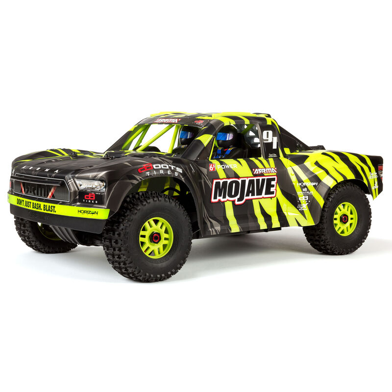 1/7 Mojave 6S, 4WD, BLX (Requires battery & charger): Green/Black: ARA7604V2T1
