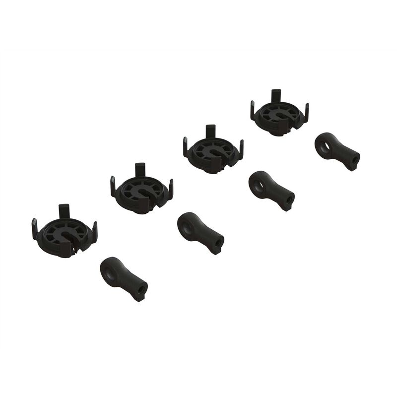 ARRMA Shock Rod End & Spring Perch Set (4 Shocks) (ARA330569)