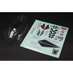 ARRMA 1/8 Clear Body with Decals: Typhon 4x4 (ARA402270)