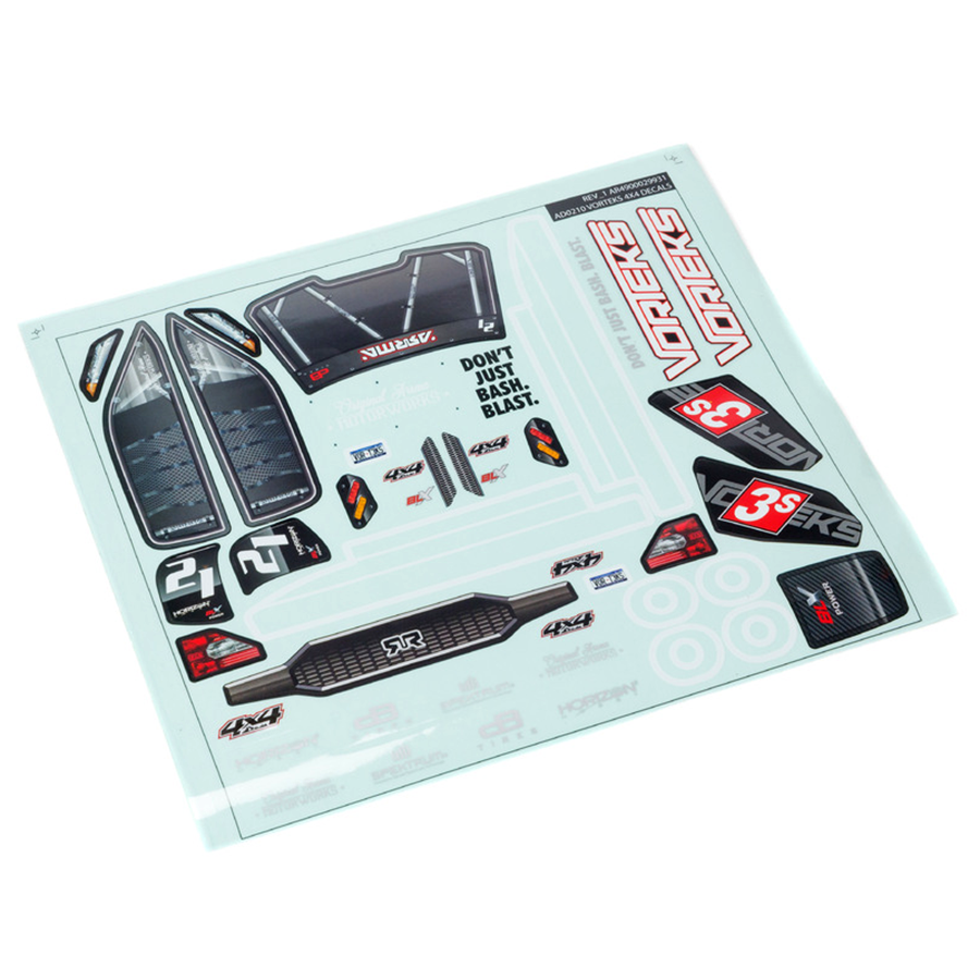 Body Clear 1/10 Vorteks 4X4 w/Decal: ARA402318