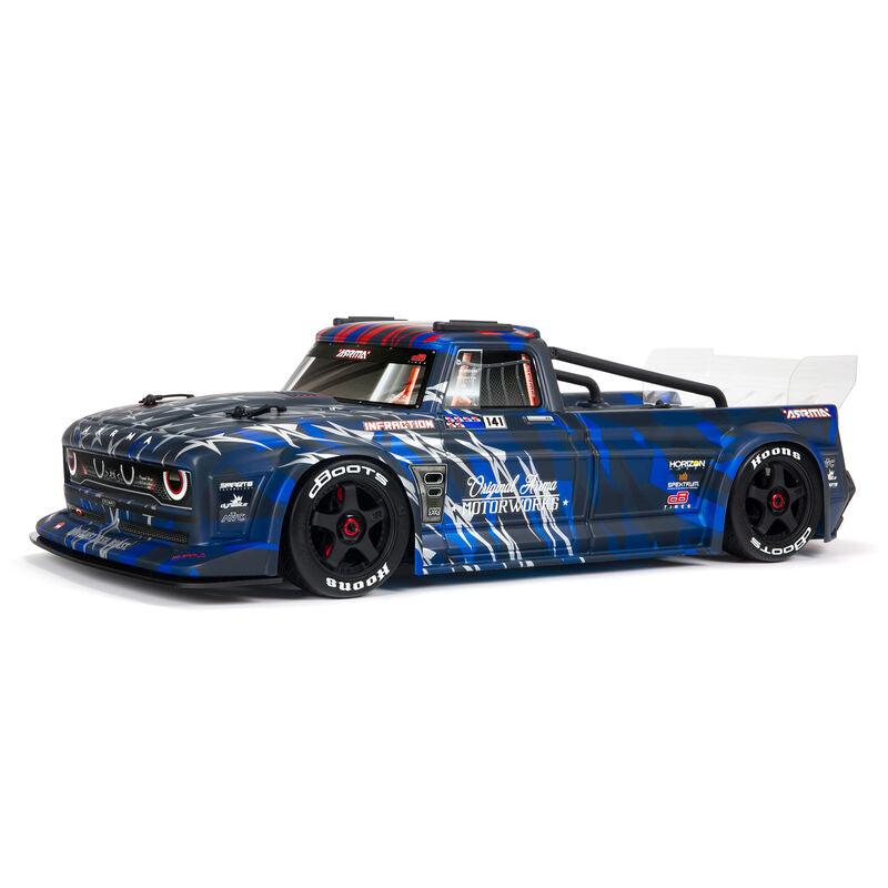 1/7 Infraction 6S BLX All-Road Truck (Requires battery & charger): Blue