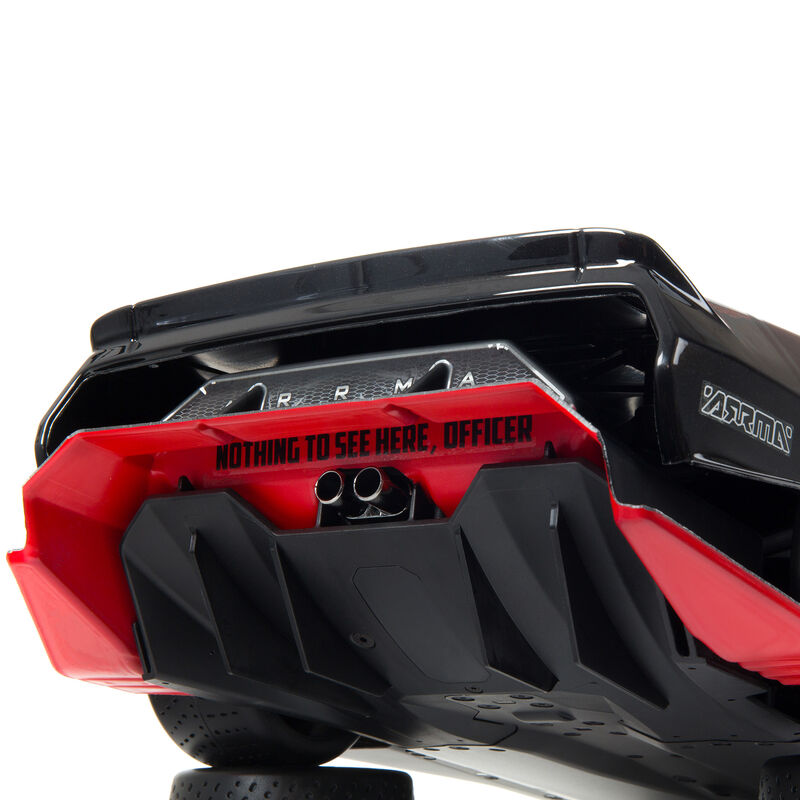ARRMA 1/7 Felony 6S, 4WD, BLX (Requires battery & charger): Black (ARA7617V2T1)
