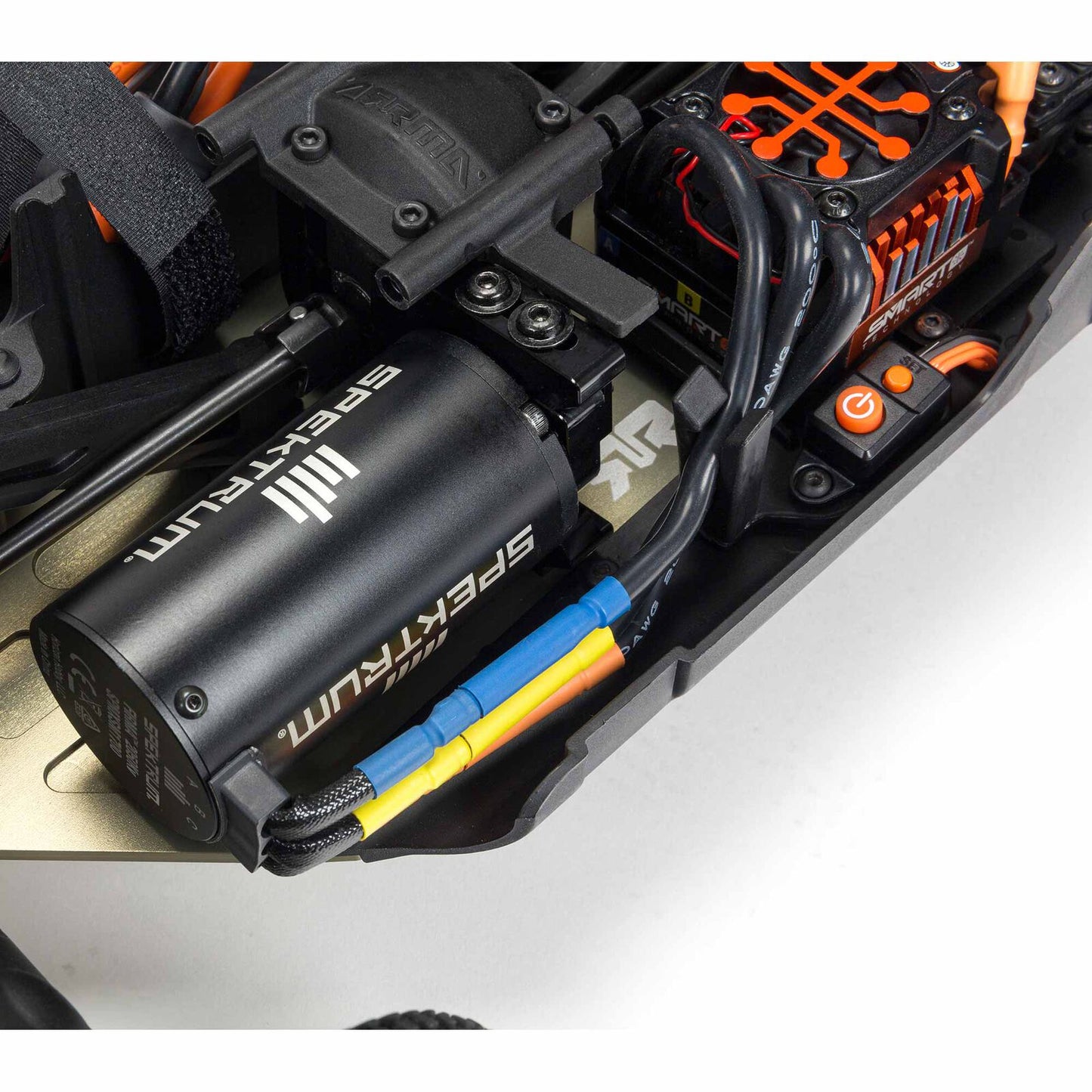 1/8 TLR Tuned TYPHON 6S 4WD BLX Buggy RTR, Red/Blue: ARA8406