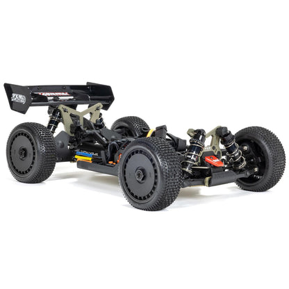 1/8 TLR Tuned TYPHON 6S 4WD BLX Buggy RTR, Red/Blue: ARA8406