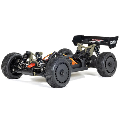 1/8 TLR Tuned TYPHON 6S 4WD BLX Buggy RTR, Red/Blue: ARA8406