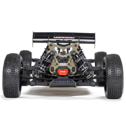 1/8 TLR Tuned TYPHON 6S 4WD BLX Buggy RTR, Red/Blue: ARA8406