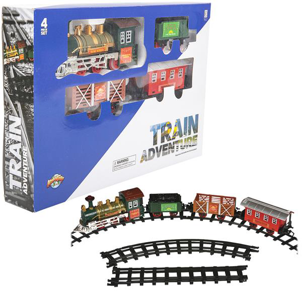 4 Car Deluxe Battery Operated Train Set