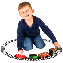 Load image into Gallery viewer, 4 Car Deluxe Battery Operated Train Set
