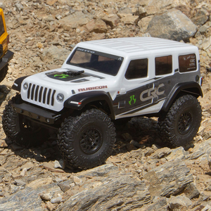 1/24 SCX24 2019 Jeep Wrangler JLU CRC 4WD RTR (Includes batttery & charger): White