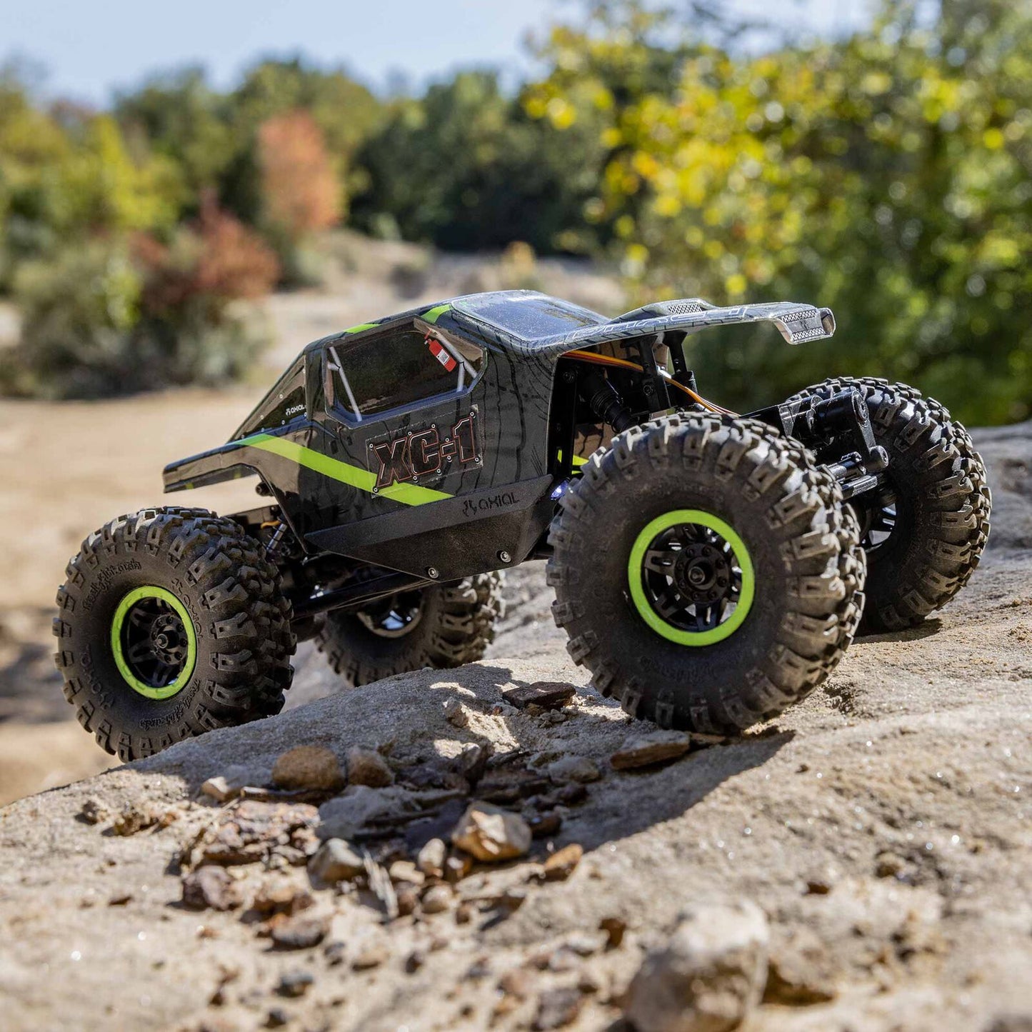 1/24 AX24 XC-1 4WS Crawler Brushed RTR, Green