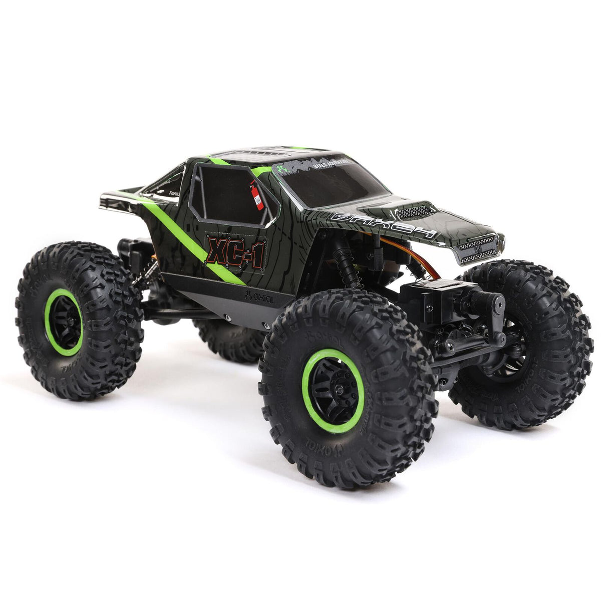 1/24 AX24 XC-1 4WS Crawler Brushed RTR, Green