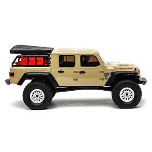 1/24 SCX24 Jeep Gladiator, 4WD, RTR (Includes batttery & charger): Beige