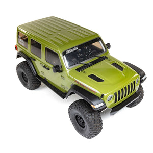 1/6 SCX6 Jeep JLU Wrangler 4WD Crawler RTR: Green