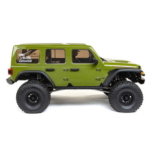 1/6 SCX6 Jeep JLU Wrangler 4WD Crawler RTR: Green