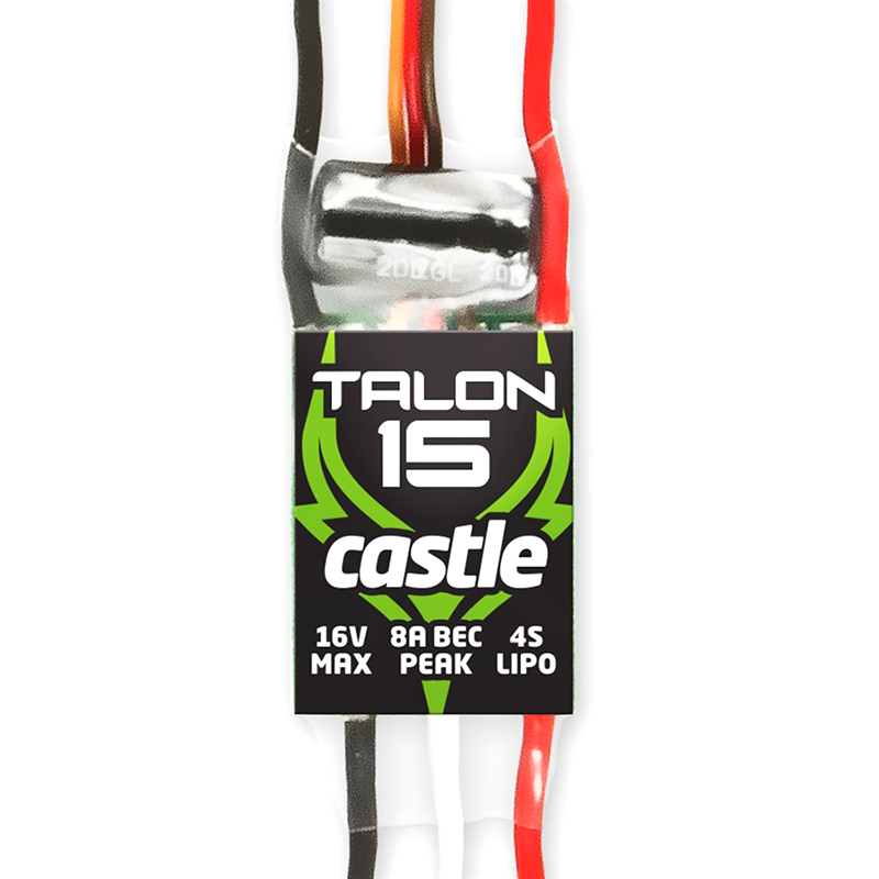 Castle Creations Talon 15Amp 17V ESC with 8Amp BEC (CSE010012900)