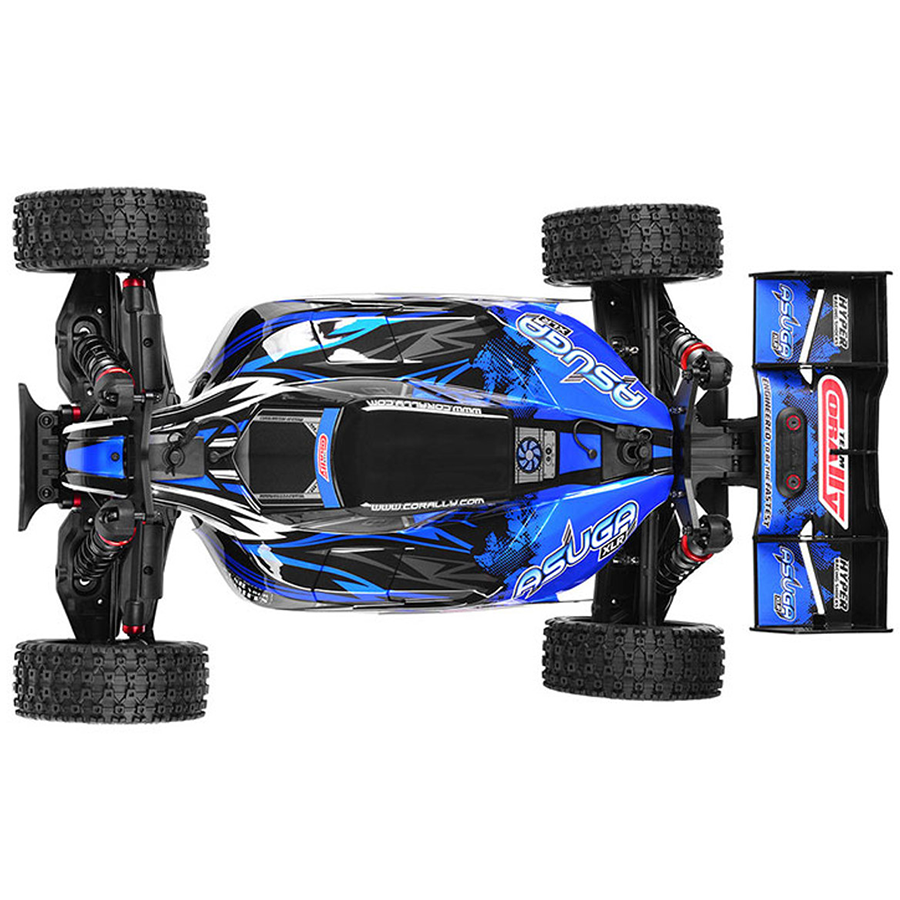1/8 Asuga XLR 6S RTR - Blue, Large Scale