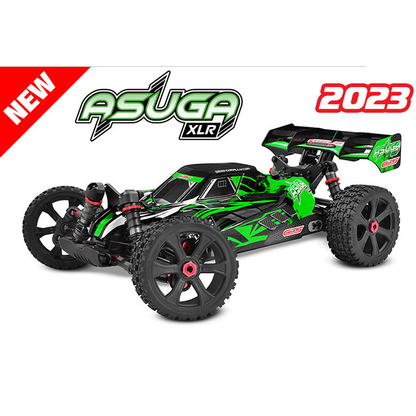 1/8 Asuga XLR 6S RTR - Green, Large Scale