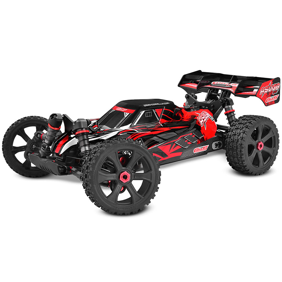 1/8 Asuga XLR 6S RTR - Red, Large Scale