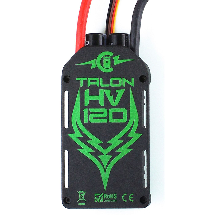 Castle Creations 120 Amp Talon 120HV ESC, 12S Max Heavy Duty BEC (CSE010013100)