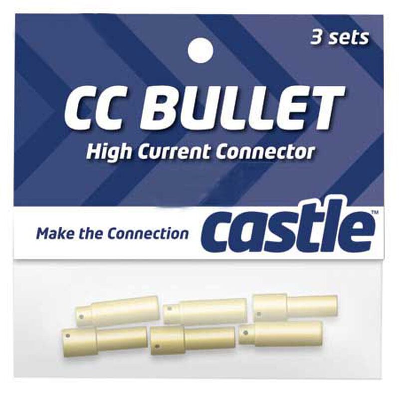 Castle Creations 4mm High Current CC Bullet Connector Set (CSE011006500)
