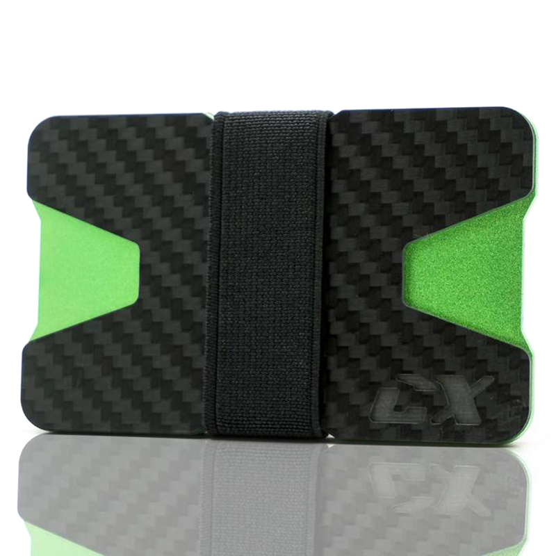 CX Wallets Carbon / Green