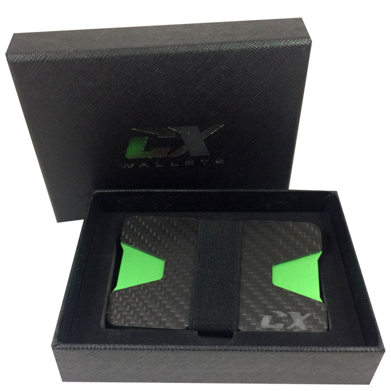 CX Wallets Carbon / Green