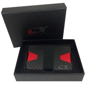 CX Wallets Carbon / Red