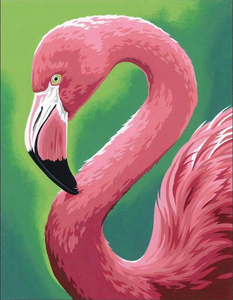Flamingo Fun Paint by Number (11"x14")