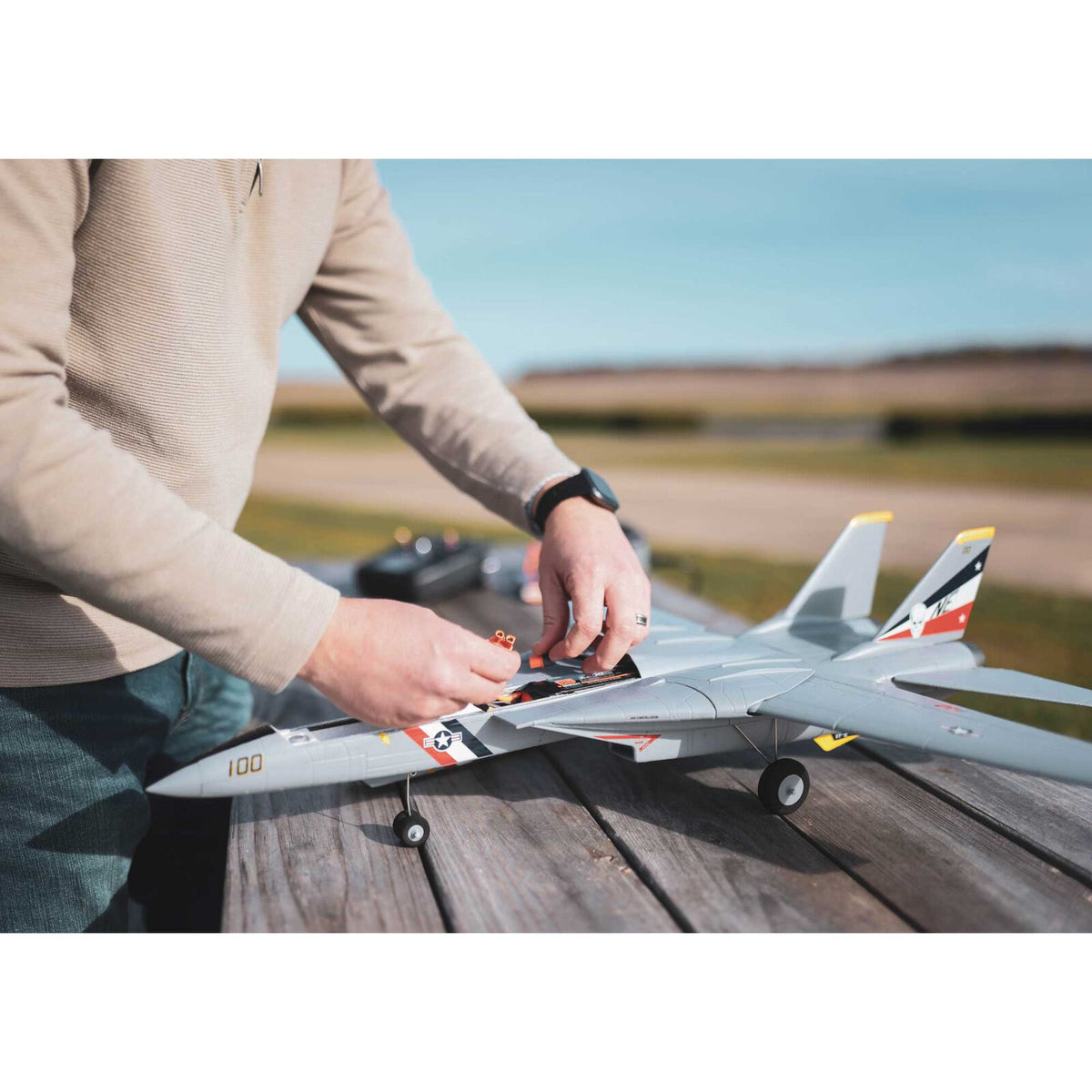 E-flite F-14 Tomcat Twin 40mm EDF BNF Basic (EFL01450)