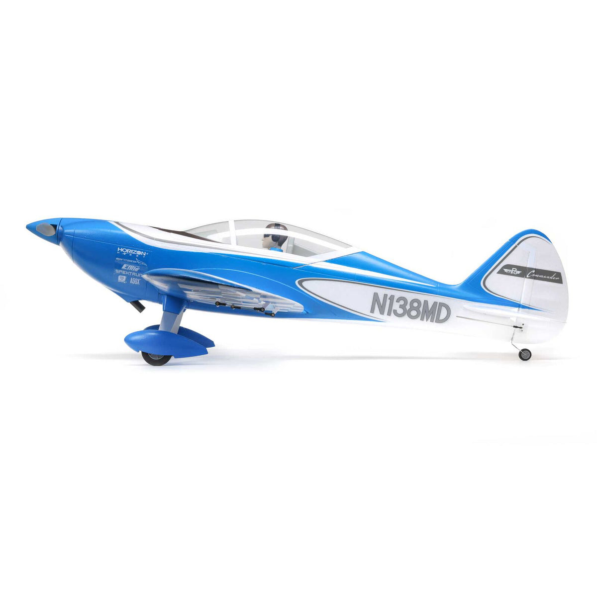 E-flite Commander mPd 1.4m BNF Basic with AS3X and SAFE Select (EFL14850)
