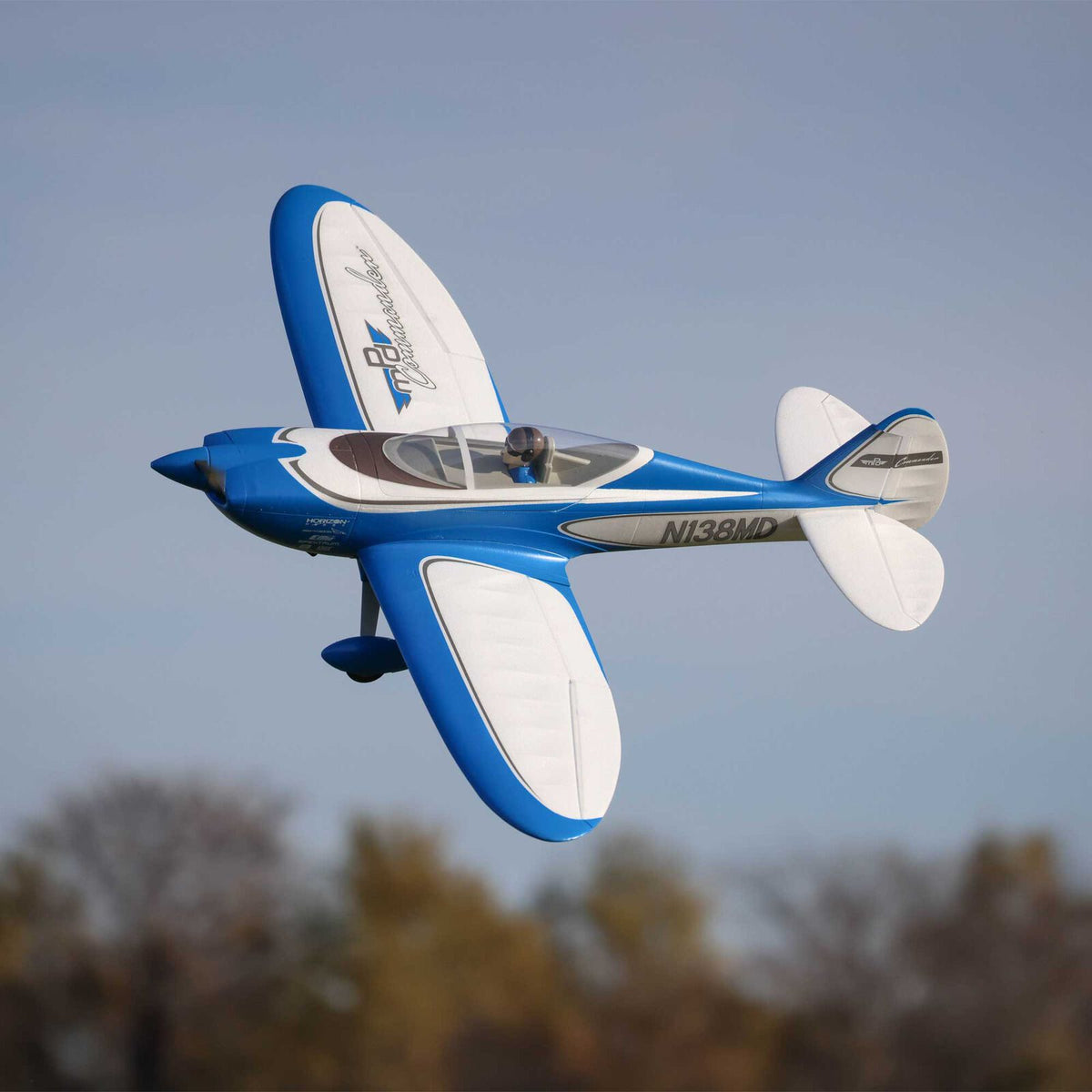 E-flite Commander mPd 1.4m BNF Basic with AS3X and SAFE Select (EFL14850)