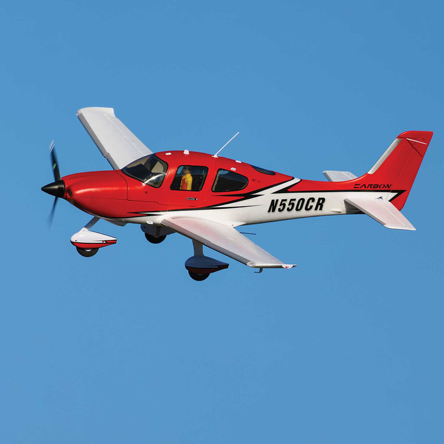 E-flite Cirrus SR22T 1.5m BNF Basic with Smart, AS3X and SAFE Select (EFL15950)