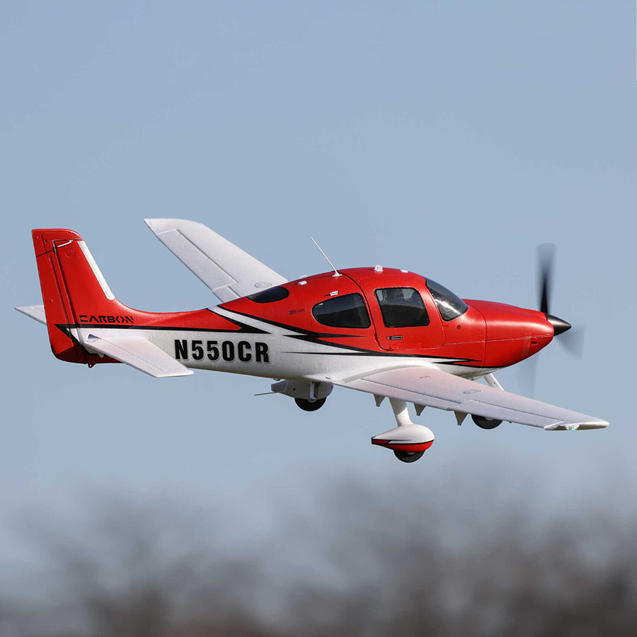 E-flite Cirrus SR22T 1.5m BNF Basic with Smart, AS3X and SAFE Select (EFL15950)