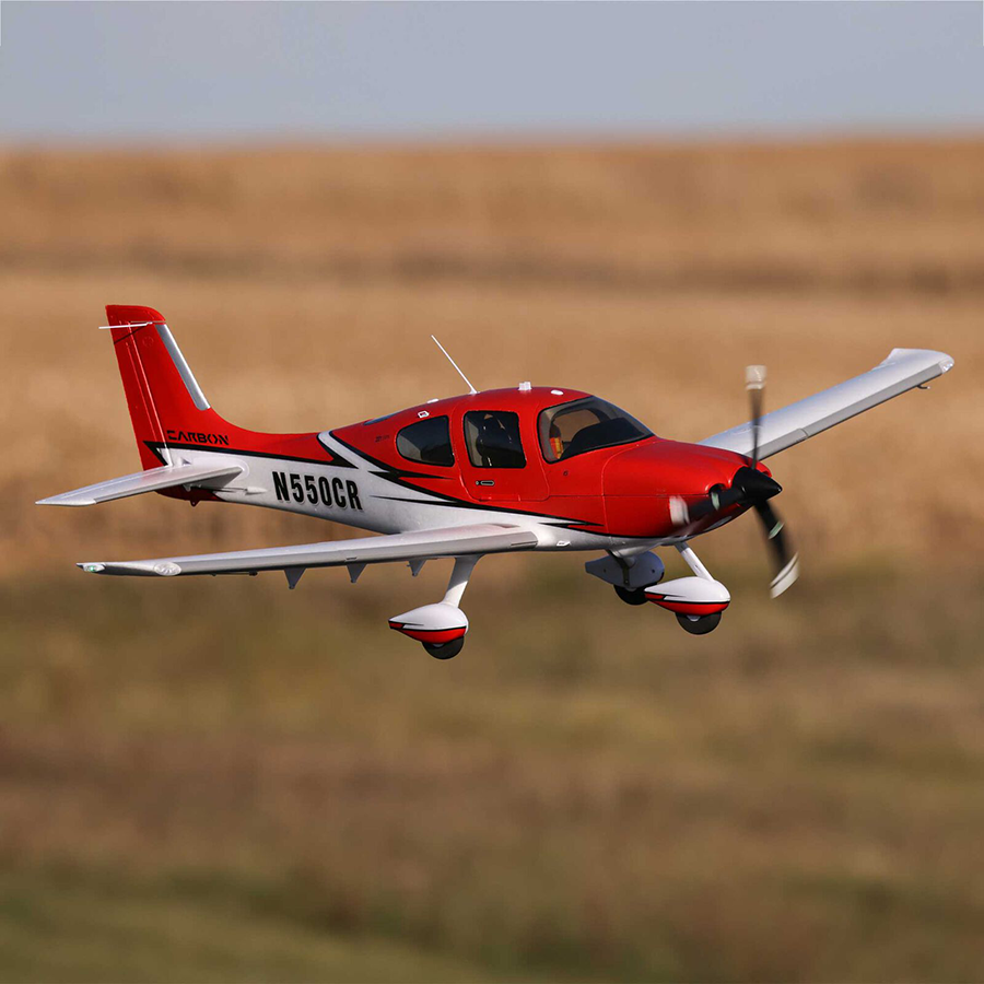E-flite Cirrus SR22T 1.5m BNF Basic with Smart, AS3X and SAFE Select (EFL15950)