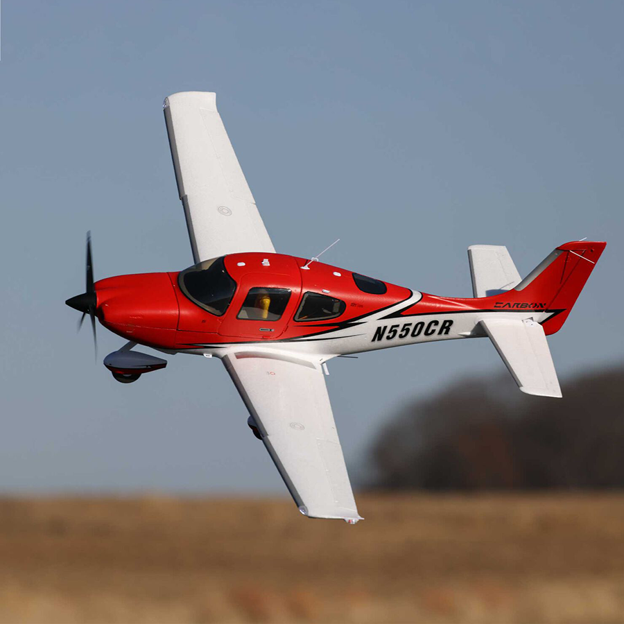E-flite Cirrus SR22T 1.5m BNF Basic with Smart, AS3X and SAFE Select (EFL15950)
