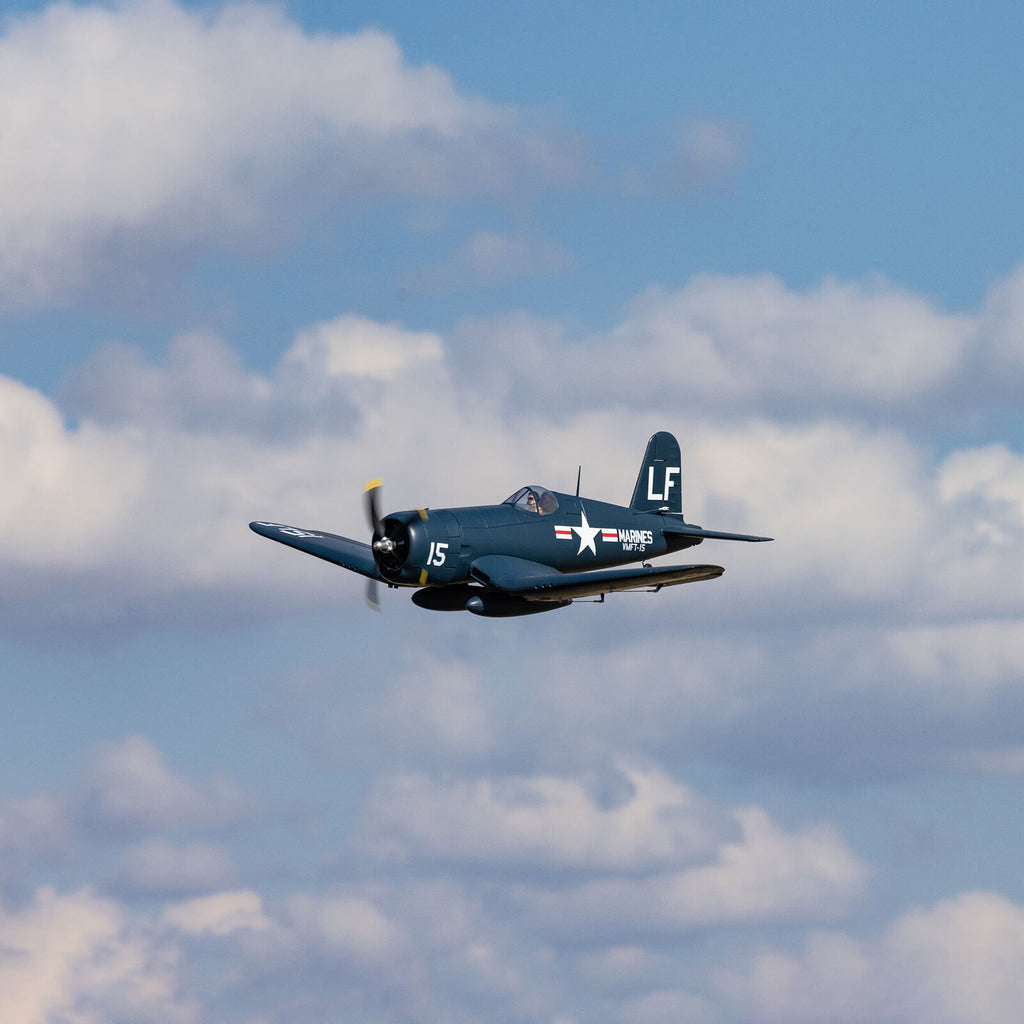 E-flite F4U-4 Corsair 1.2m BNF Basic with AS3X and SAFE Select (EFL18550)