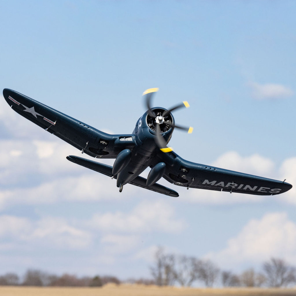 E-flite F4U-4 Corsair 1.2m BNF Basic with AS3X and SAFE Select (EFL18550)