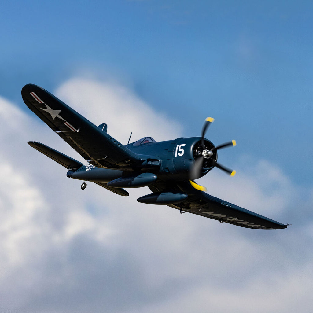 E-flite F4U-4 Corsair 1.2m BNF Basic with AS3X and SAFE Select (EFL18550)