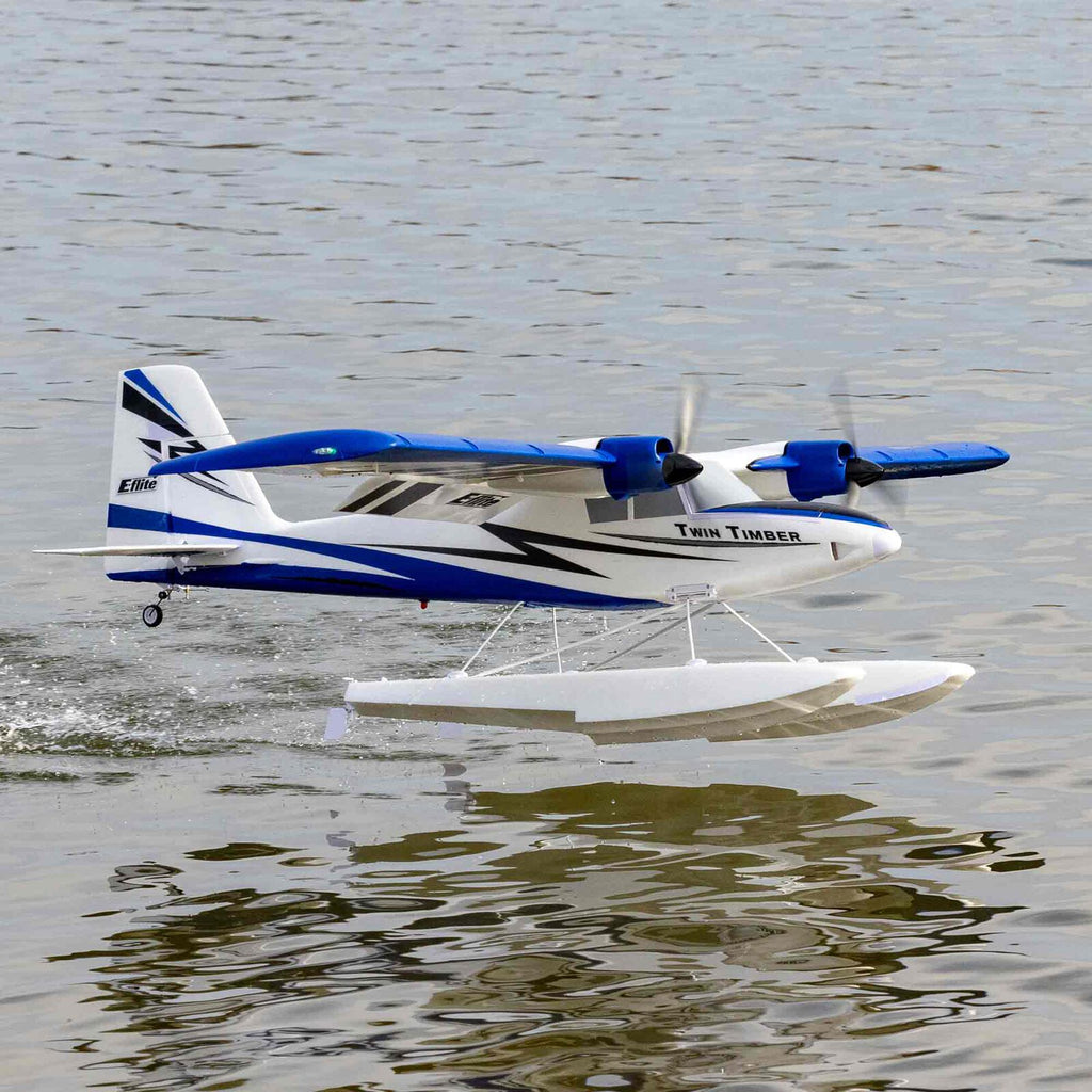 E-flite Twin Timber 1.6m BNF Basic with AS3X and SAFE Select (EFL23850)