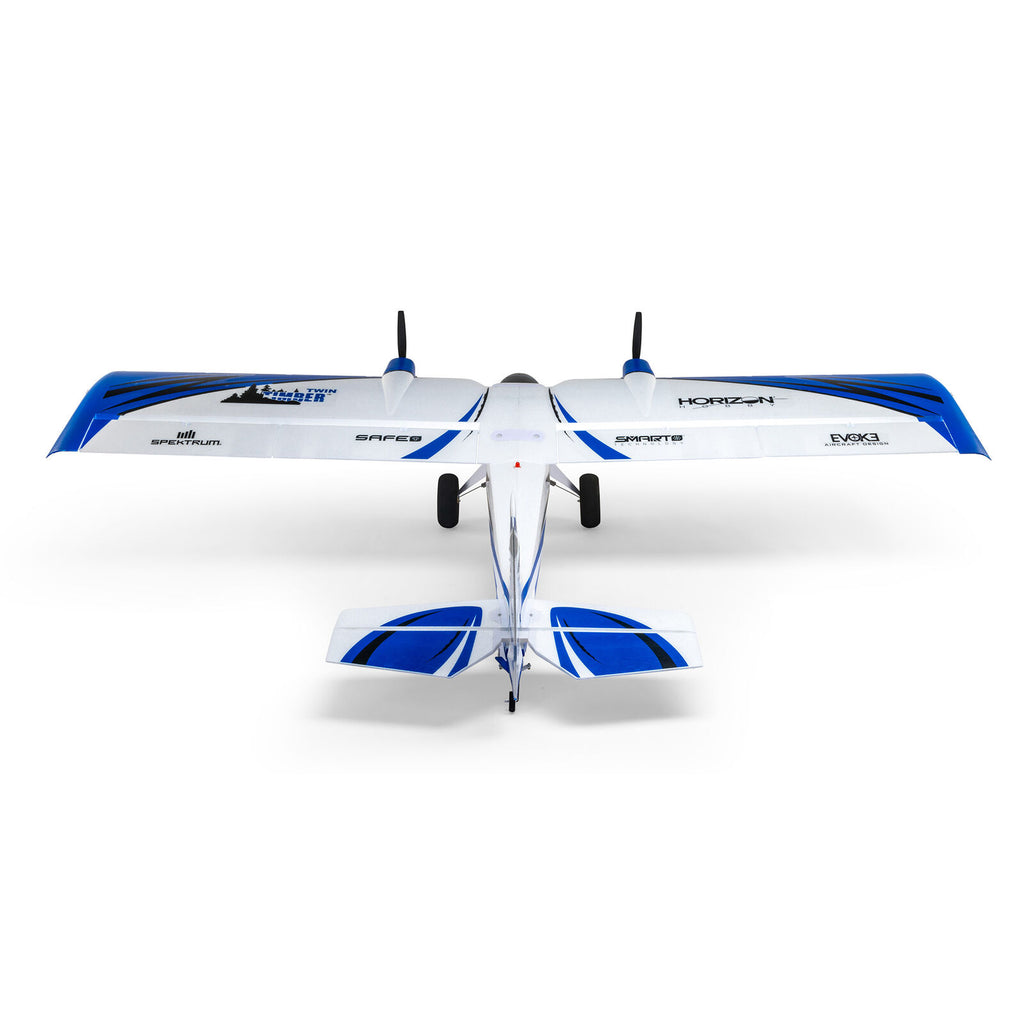 E-flite Twin Timber 1.6m BNF Basic with AS3X and SAFE Select (EFL23850)
