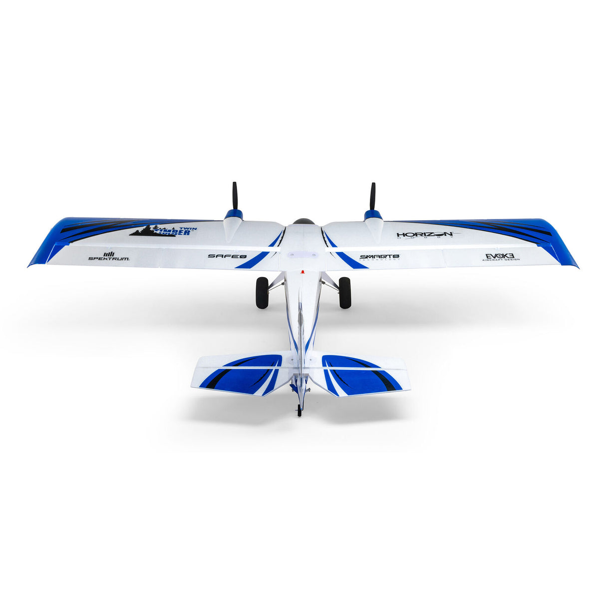 E-flite Twin Timber 1.6m BNF Basic with AS3X and SAFE Select (EFL23850)