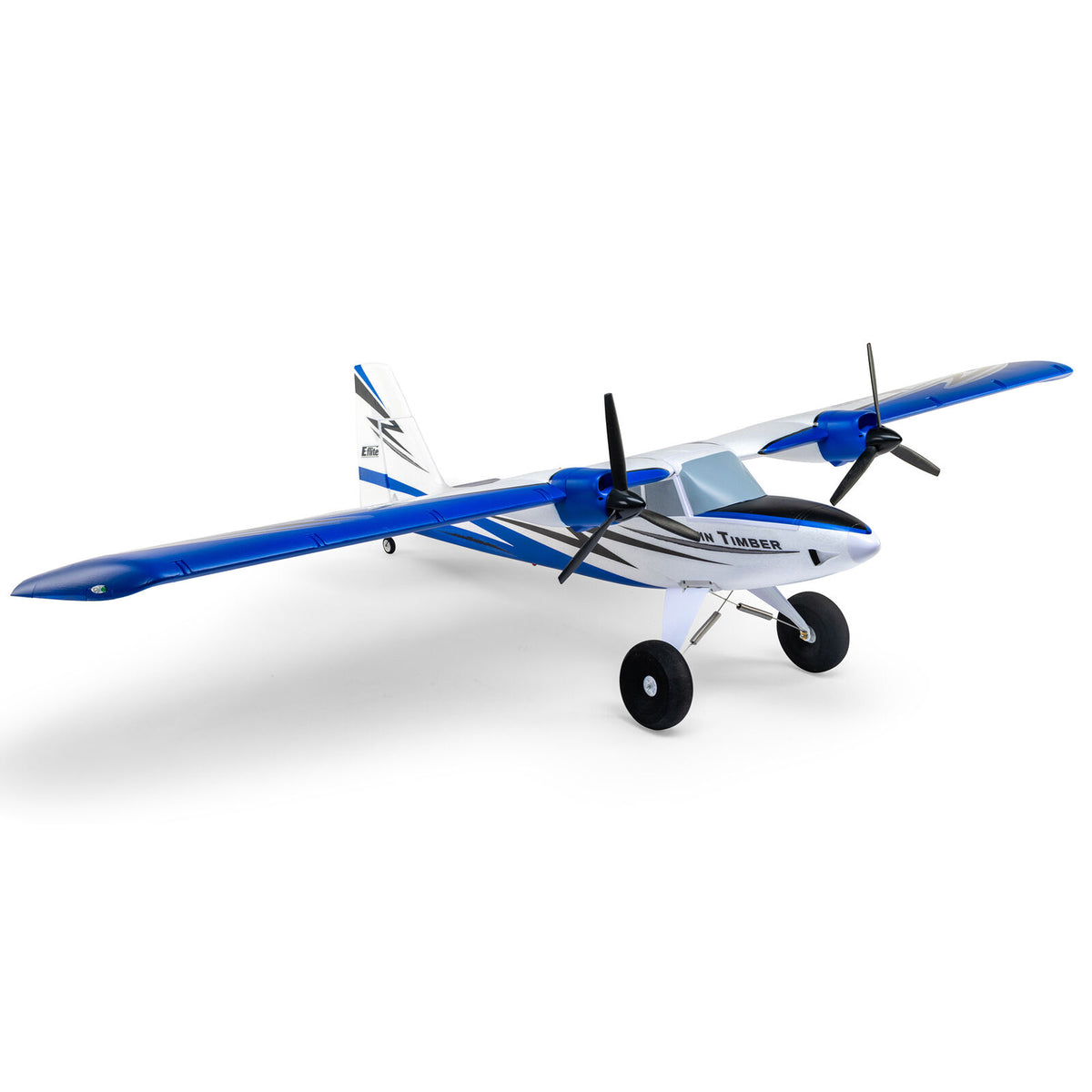 E-flite Twin Timber 1.6m BNF Basic with AS3X and SAFE Select (EFL23850)